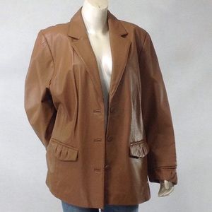 Bradley By Bradley Bayou Size 2X Leather Jacket